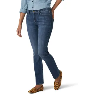 Lee Damen Regular Fit Straight Leg Jeans, Seattle, 38 Lange - 38 Lang
