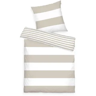 Tom Tailor Siena Renforcé sand 135 x 200 cm + 80 x 80 cm