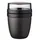 Frischhaltedose Ellipse schwarz 11 cm 0,2 l