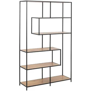 Actona Bücherregal 114 x 35 x 185 cm Schwarz