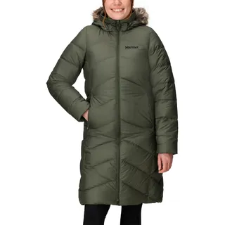 Marmot Damen Wm's Montreaux Coat, Leichte Daunenjacke, wasserdichter Daunenparka, warmer Wintermantel, regendichte Winterjacke, winddichte Funktionsjacke mit Kapuze, Nori, XS