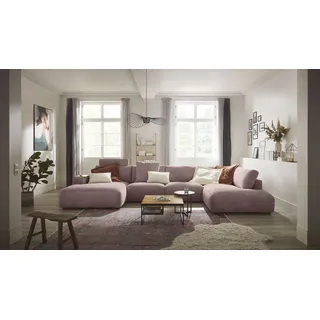 Musterring Wohnlandschaft U-Form Rosa