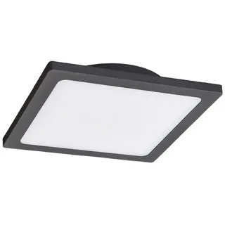 LUCANDE LED Außendeckenleuchte 23 cm Aluminium 4,1 cm schwarz