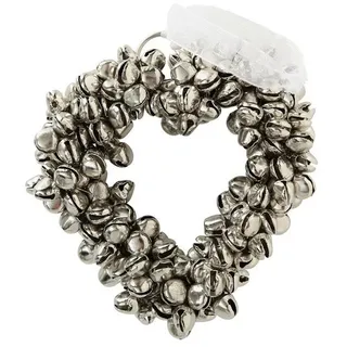 BOLTZE Dekohänger Boltze Dekoanhänger Glöckchen, Weihnachtsanhänger, Eisen Silber, 9cm