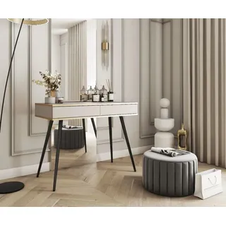 Konsolentisch JENY - beige / gold / schwarz - Beige/Gold/Schwarz