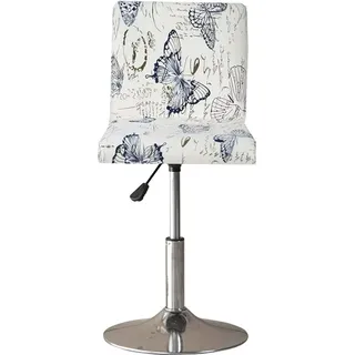 Barhocker Bezug, Bar Stuhlhussen 1er 2er 4er Oder 6er Set Büro Hochlehner Stuhlbezug,Stretch Jacquard für Universal Boss Drehstuhl Esszimmer Hochzeit Party Hotel Bankett ( Color : BD33 , Size : 2PCS )