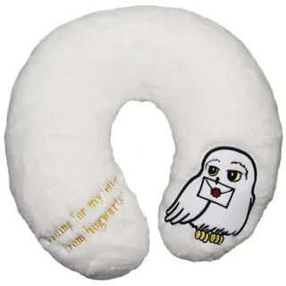 HARRY POTTER Hedwig Nackenkissen 36 x 34 cm Schwarz/Weiß