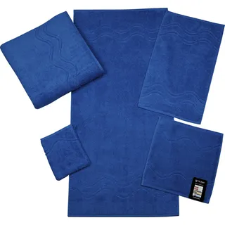 Ross Cashmere feeling Gästehandtuch 30 x 50 cm blau