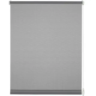GARDINIA EasyFix Rollo Uni 90 x 210 cm Hellgrau strukturiert