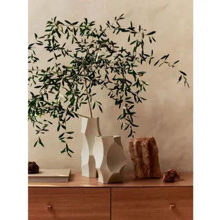 Vasen ferm LIVING, Beige, für Wohnzimmer, Stein - 15 - 37