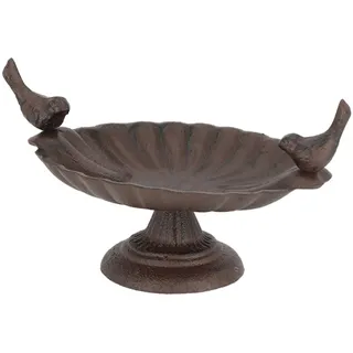 Esschert Design Vogeltränke 24 x 15 x 13 cm Braun/Bronze