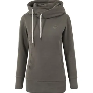 URBAN CLASSICS Long Logopatch Hoodie Olive XS