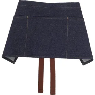 Famanu Servierschürze Baumwolle - Taille Schürze - 60x29cm - Blau
