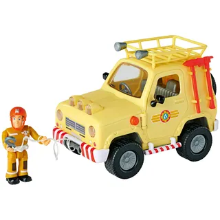 Simba 109252511 Feuerwehrmann Sam 4x4 Geländewagen mit Figur
