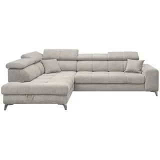Sofa.de Ecksofa Polyester 4-Sitzer Beige