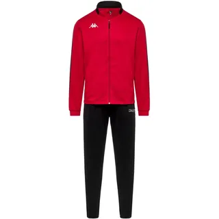 Kappa Salcio TKS Trainingsanzug für Herren, Rot/Schwarz, Gr. M
