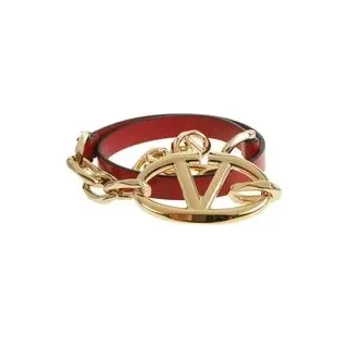 VALENTINO Gürtel - Vlogo The Bold Edition Belt - Gr. S - in Braun - für Damen