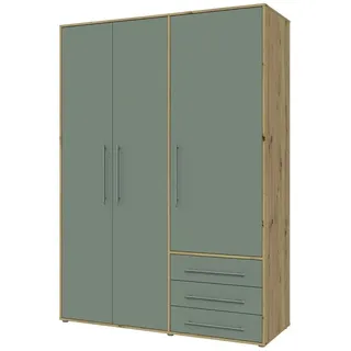 Möbel Kraft Kleiderschrank Morley 144,4 x 200 x 53 cm mehrfarbig
