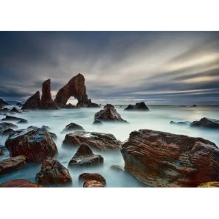 Papermoon "Photo-Art DEREK SMYTH, SEEBOGEN KROY-KOPF", bunt, B:4m L:2,6m, Vlies,