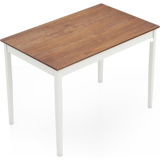 Esstisch Küchentisch Holz 108x66,5 cm, Esszimmertisch Massivholztisch rustikal Design, Küchentresen Holztisch rechteckig, Esszimmergarnitur für ...