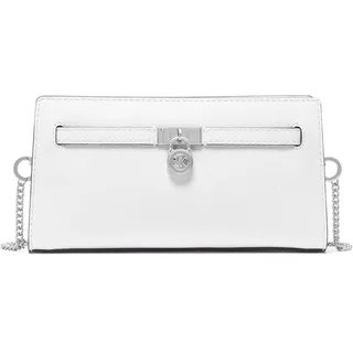 Michael Kors Hamilton Umhängetasche Leder White