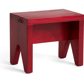 HAY Hocker Manolito Holz 30 x 25 x 19 cm Rot