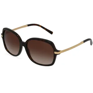 Michael Kors MK2024 ADRIANNA II Damen-Sonnenbrille Vollrand Quadratisch Acetat-Gestell, braun