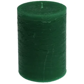 Florists Products Stumpenkerze Stumpenkerzen Dunkelgrün Durchgefärbt 85x120mm 2er Set, lange, 2 Stück grün
