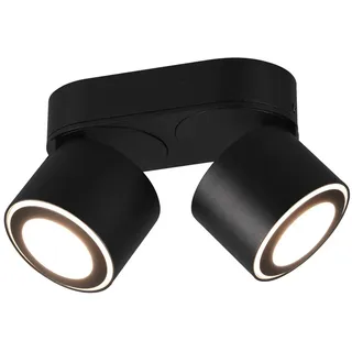 Trio Taurus 2x3,5W oval schwarz
