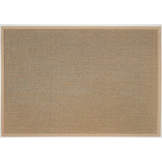 Sisalteppich DEKOWE "Mara S2 mit Bordüre Spezial" Teppiche Gr. B/L: 270 cm x 300 cm, 5 mm, 1 St., beige (champagner, meliert) Esszimmerteppiche