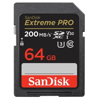 SanDisk Extreme Pro SDXC UHS-I U3 R200/W90 64 GB