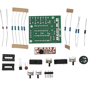 DIY Elektronisches Soundbox-Modul BOX16 mit 16 programmierbaren Sounds für benutzerdefinierte elektronische Spielzeuge, Türklingeln und Wecker, kompatibel mit 4 5 5 V Strom