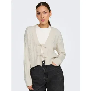 Only ONLFIA LS STRING CARDIGAN KNT NCA Beige S