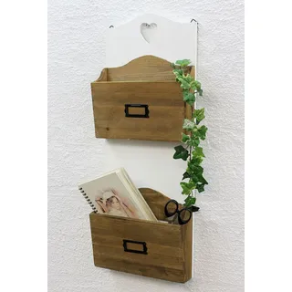 DanDiBo Ambiente Wandregal 60 x 20 x 20 cm Weiß