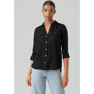 Vero Moda Bluse BUMPY Schwarz XS