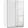 Subito Schwebetürenschrank 136 x 197 x 61 cm weiß