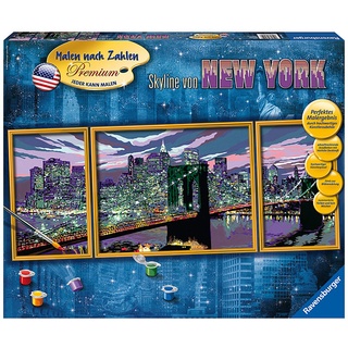 Ravensburger Malen nach Zahlen-Set "Skyline von New York" - ab 14 Jahren