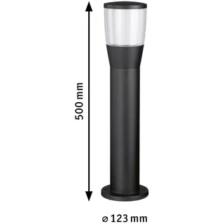 Paulmann Wegeleuchte Aluminium 50,0 cm E14 IP44 anthrazit