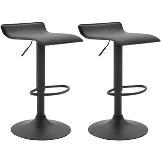 deluke Barhocker DERID 36 x 39 x 63 cm Schwarz