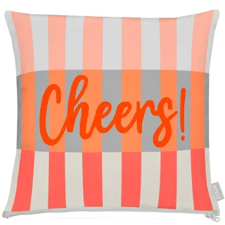APELT Dekokissen 3801 grau|orange