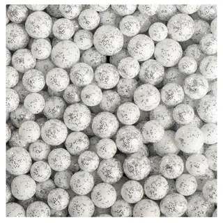 COM-FOUR Schneeball 6-8 mm silberfarben