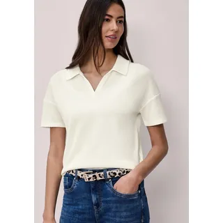 STREET ONE Poloshirt Weiß 38