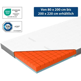 Genius Eazzzy Premium Cube Topper 80 x 200 cm weiß