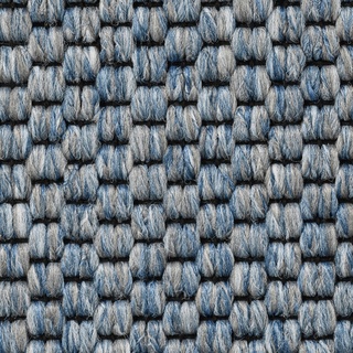 BODENMEISTER Teppichboden "Schlingenteppich Turania" Teppiche Gr. B/L: 400 cm x 500 cm, 5,3 mm, 1 St., blau (hell, blau) Teppichboden
