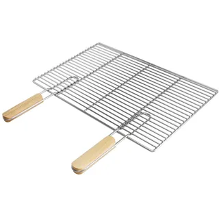 Grillrost Edelstahl Edelstahlgrillrost Rost mit Griffen Grill rechteckig rund