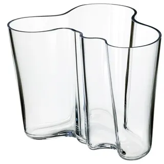 Iittala Vase Aalto 160 mm Klar aus Glas