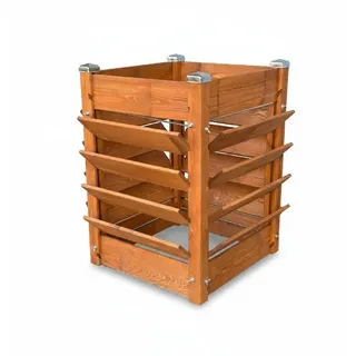 GartenDepot24 Schnellkomposter Hochbeet oder Komposter 3-in-1, BxTxH: 53x53x75 cm, 210 l