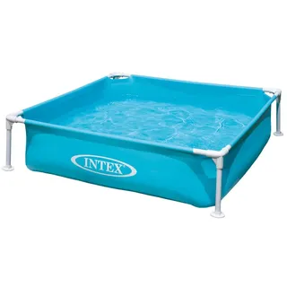 Intex Mini Frame Pool 122 x 122 x 30 cm blau
