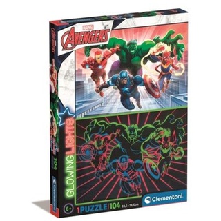 Glow in the Dark Puzzle Avengers 104pcs. Boden