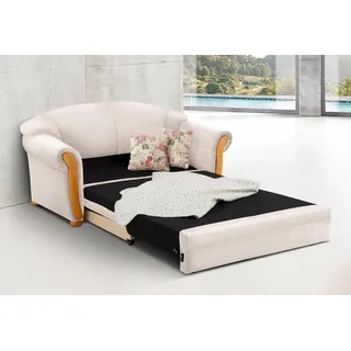 Home Affaire Schlafcouch Chenille 2-Sitzer Beige